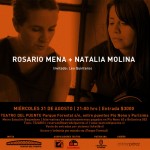 Rosario Mena y Natalia Molina