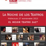 Red de Salas presenta primera Noche de los Teatros